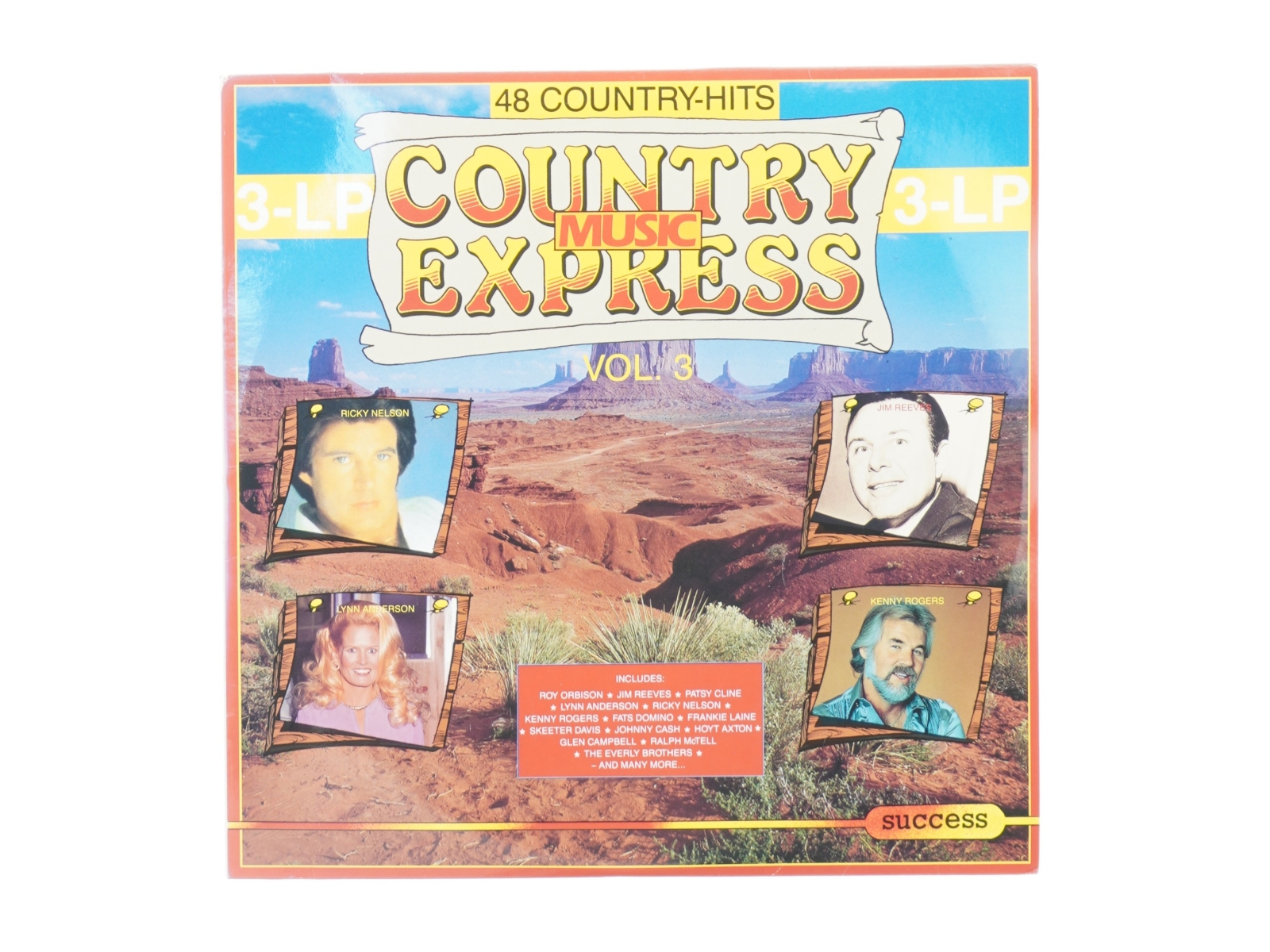 Country music fra Succes (str. 30 cm)