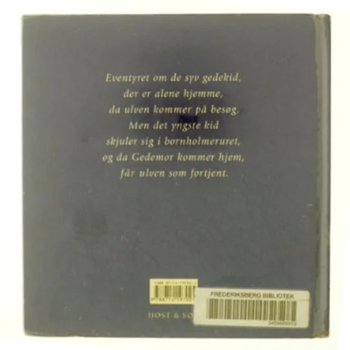 Ulven og de syv gedekid af Martin Leighton Eliasen (Bog)