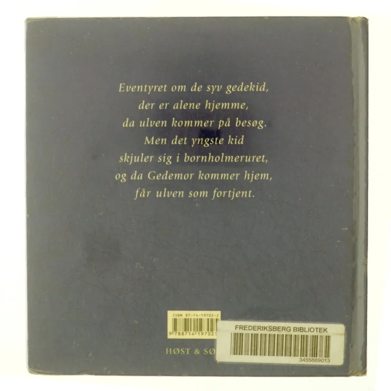 Ulven og de syv gedekid af Martin Leighton Eliasen (Bog)