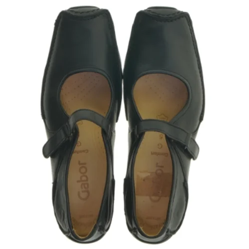 Sort Gabor damesko med rem fra Gabor str. 37(længde 26)