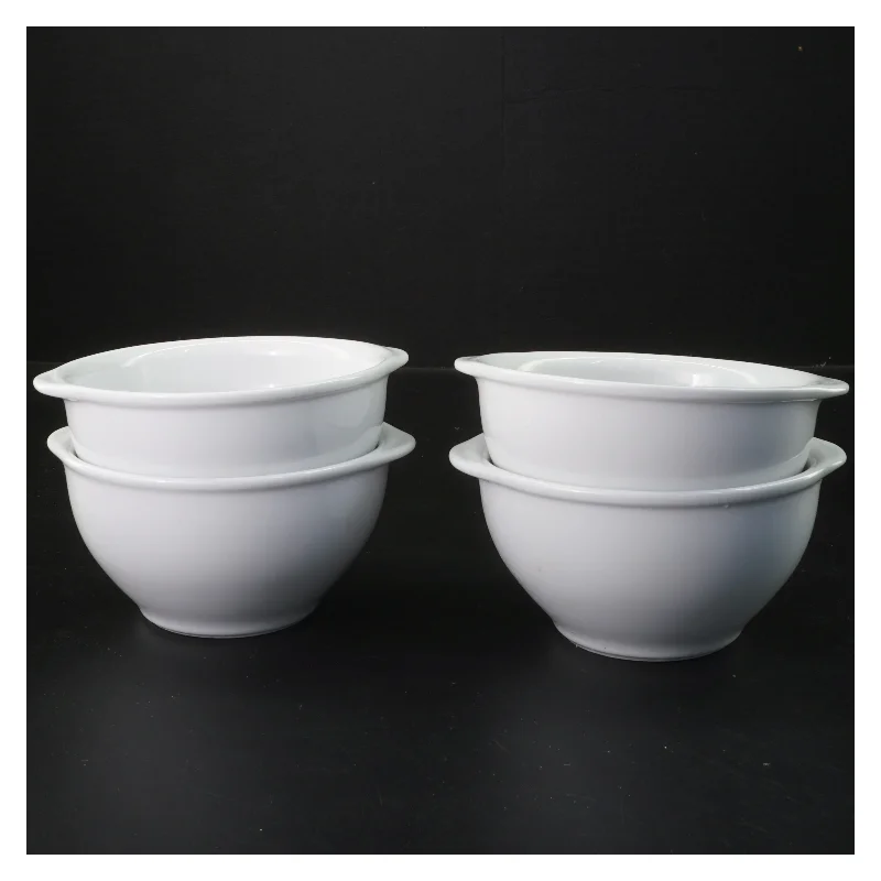 Keramiske skåle, 4 stk. fra Keraflour (str. 4 stk Ø 13 cm)