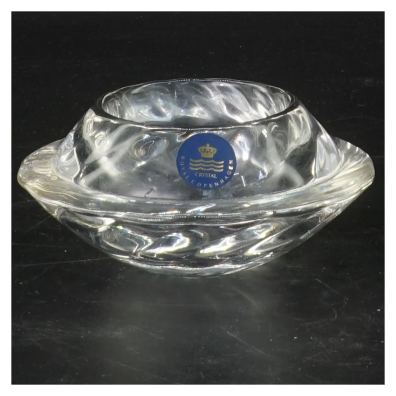 Glas skål fra Royal Copenhagen (str. Ø 10 cm)