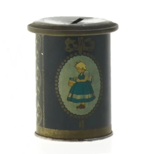 Antik sparebøsse fra Irma (str. 7,5 cm)