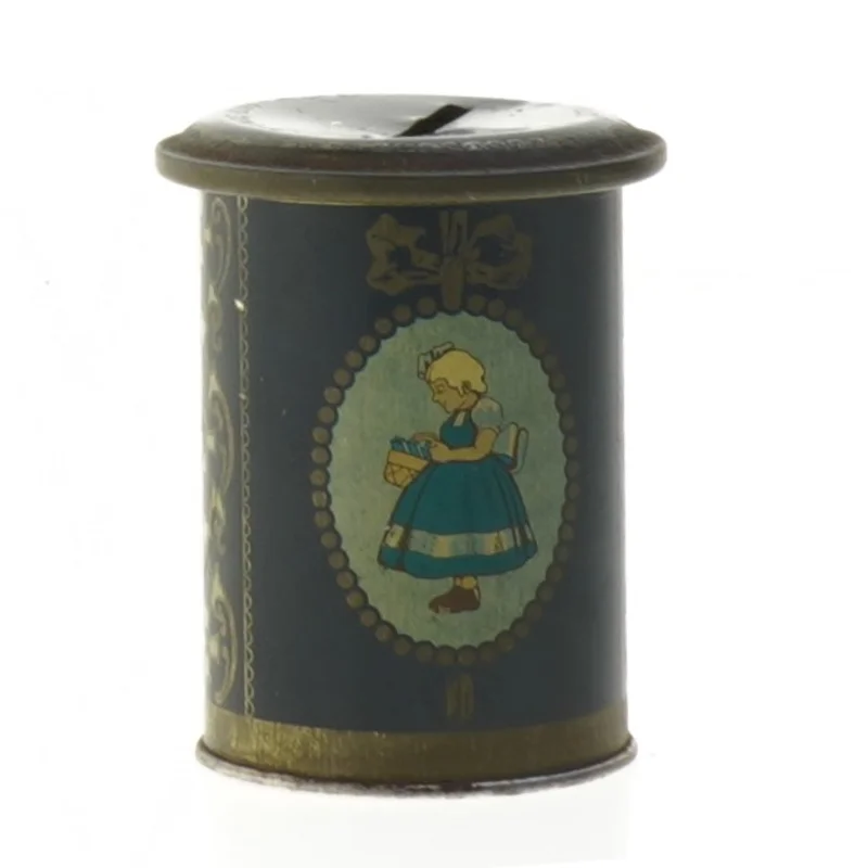 Antik sparebøsse fra Irma (str. 7,5 cm)