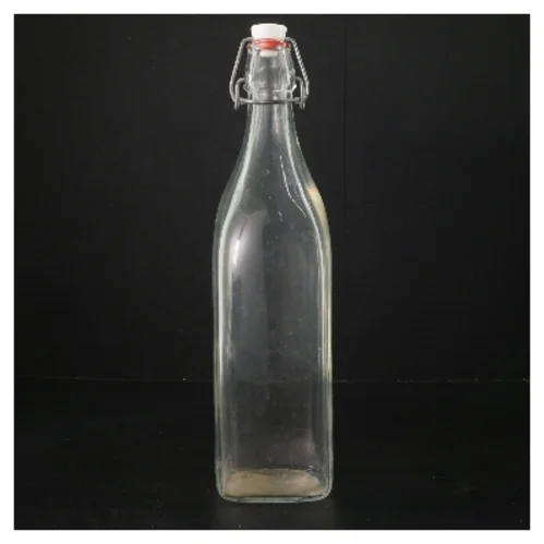 Glasflaske med patentlåg (str. 33 cm)