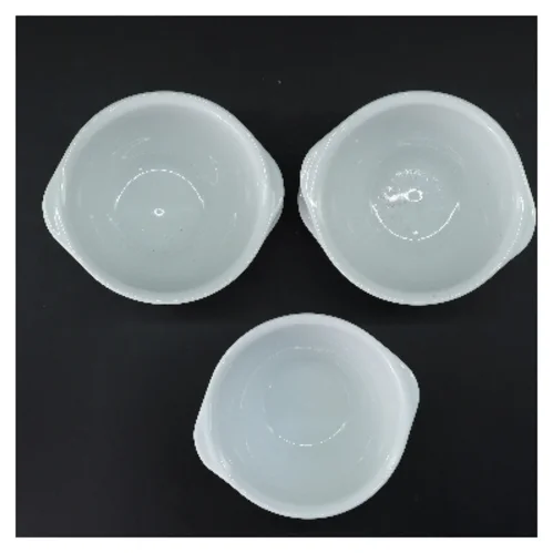 Sæt af 5 porcelænsskåle fra Kera (str. 5 stk Ø 13 cm)