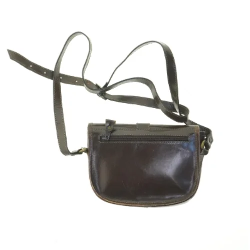 Læder skuldertaske fra EXIT (str. 22x15,5 cm)