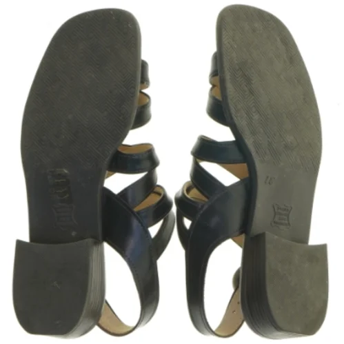 Sorte lædersandaler, str. 37 fra Tamaris (str. 37 )