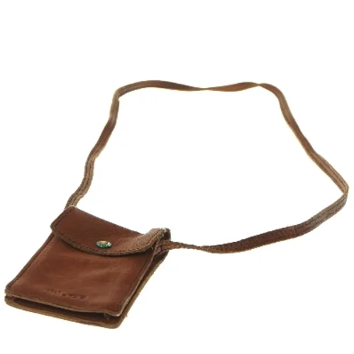 Lille lædertaske med rem (str. 13x8 cm)