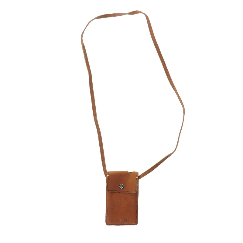 Lille lædertaske med rem (str. 13x8 cm)