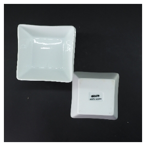 Sæt med 6 hvide porcelænsskåle fra aida (str. 6 stk 12x12 cm)