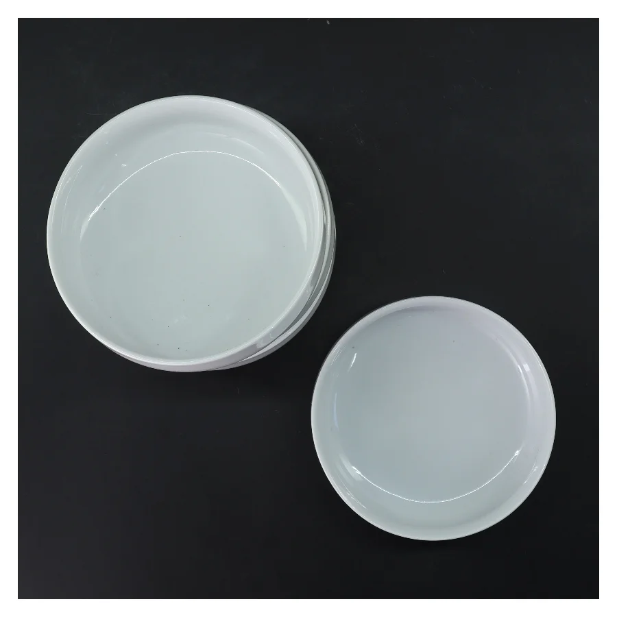 Hvide skåle, 5 stk Ø 13 cm (str. 5 stk Ø 13 cm)