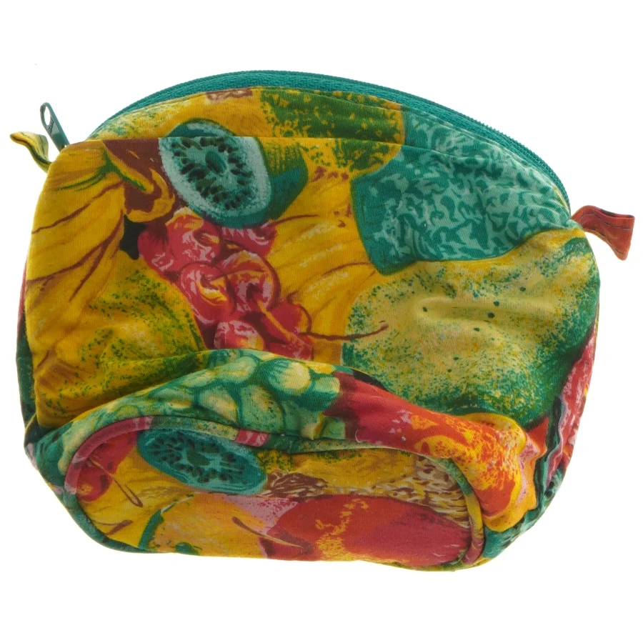 Makeup taske med blomstermønster (str. 16,5x13 cm)