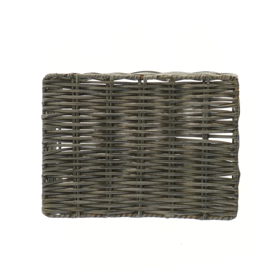 Kurv i flettet materiale (str. 12x6x23 cm)