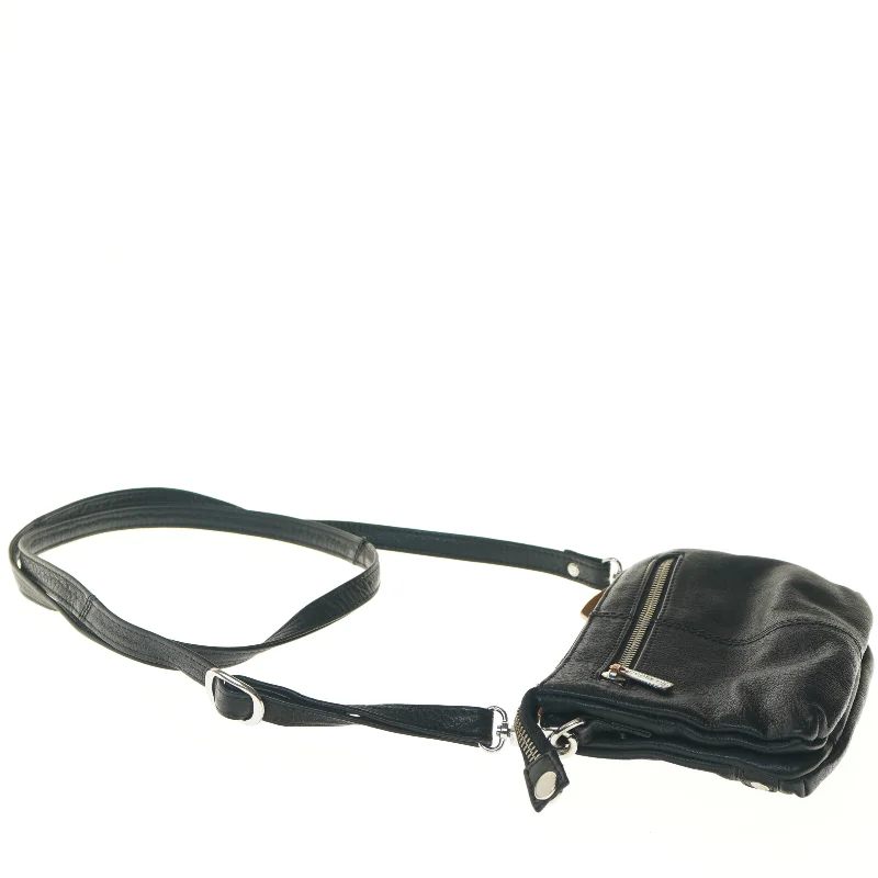 Lille sort skuldertaske fra Depeche (str. 19x14 cm)