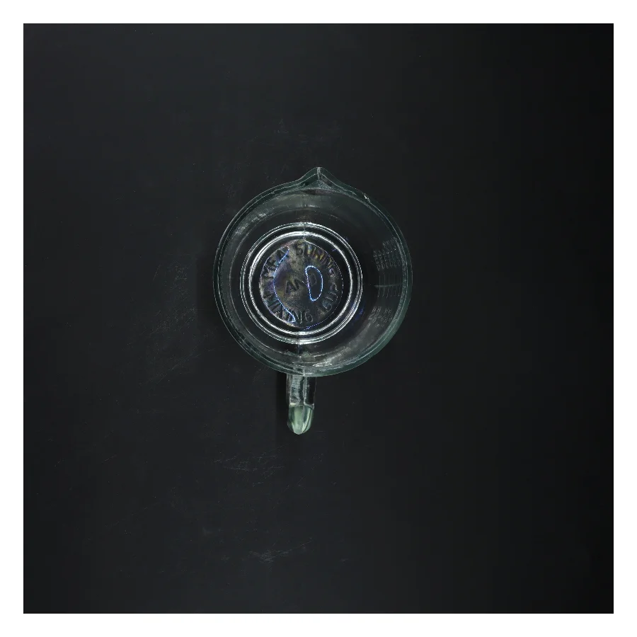 Glas målebæger (str. Ø 12 cm)