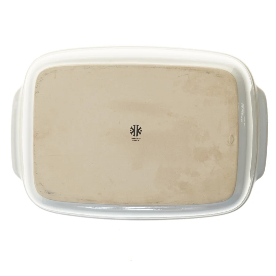 Keramisk fad med håndtag fra Keramikk KERAMIX (str. 6x23x33 cm)