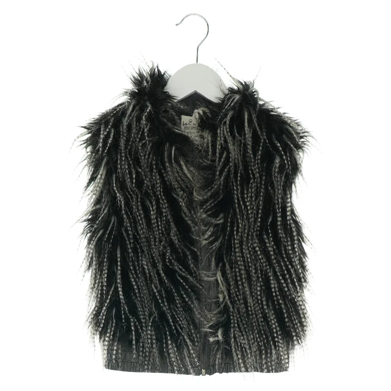 Vest med falsk pels (Str. 5-6 år)