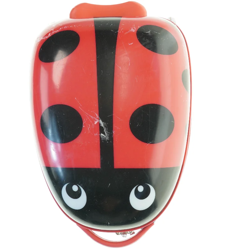 Børnekuffert med Mariehøne-design (str. 46 x 31 cm)