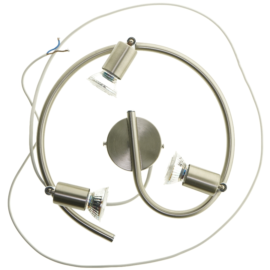 Taklampe med tre spotlys fra Philips (str. Ø. 28 cm)