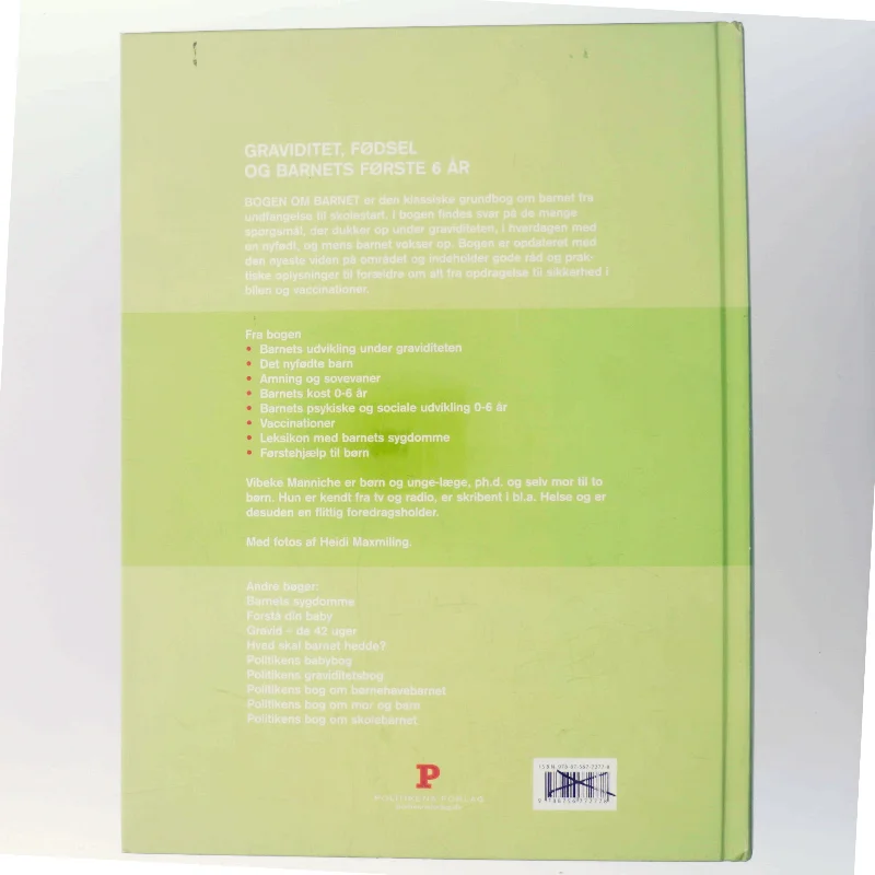 Bogen om barnet af Vibeke Manniche (Bog)