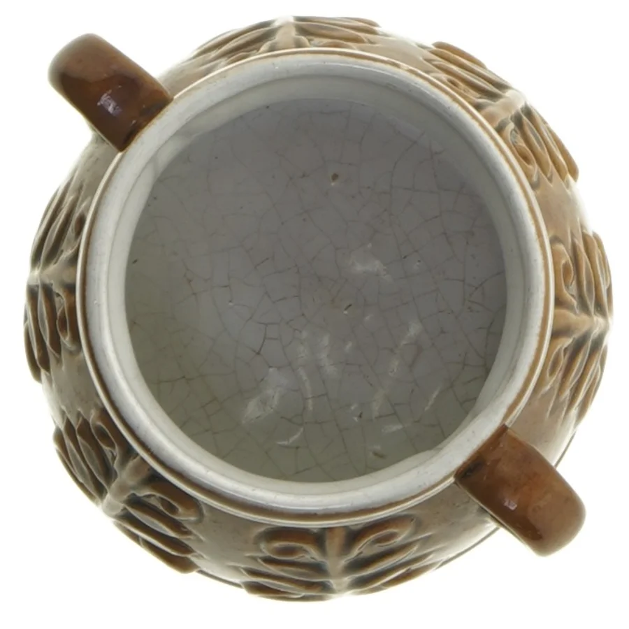 Saltkar i stentøj (str. 9 cm. x. 9 cm)