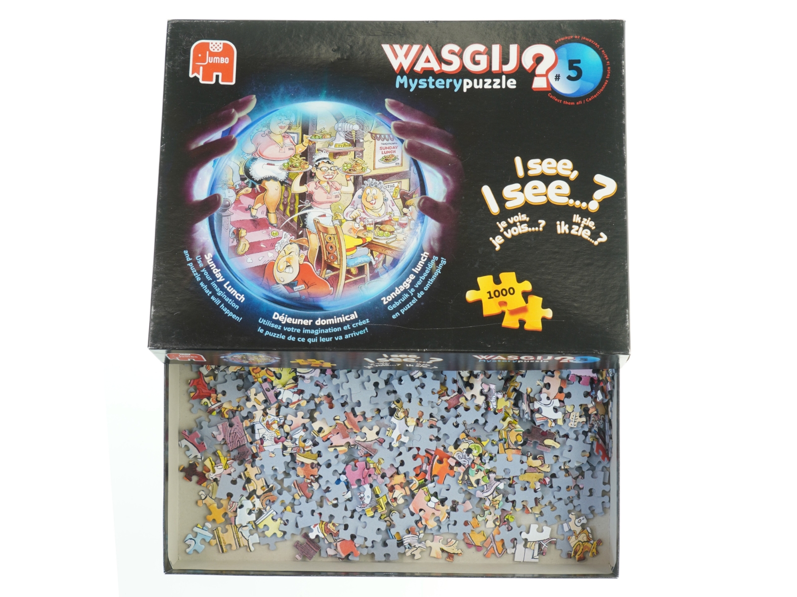 Wasgij Mystery Puslespil fra Jumbo (str. 37x27,5 cm)