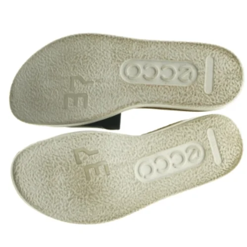 Sorte lædersandaler fra Ecco (str. Sko 37)