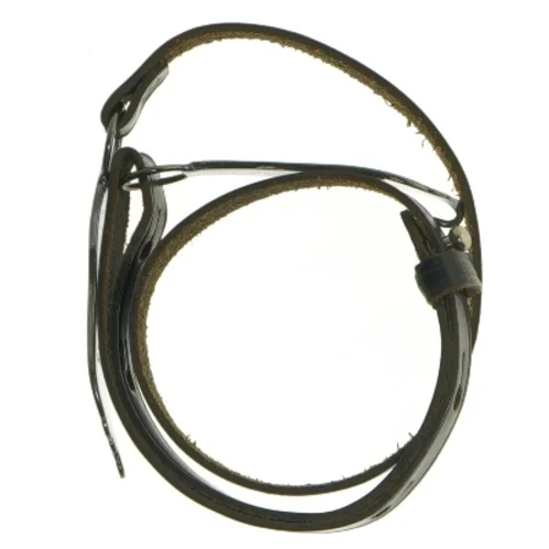 Bælte i læder med sølvspænde