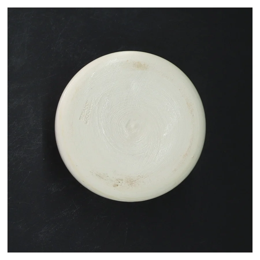 Keramisk bi krukke med låg (str. 14 cm)