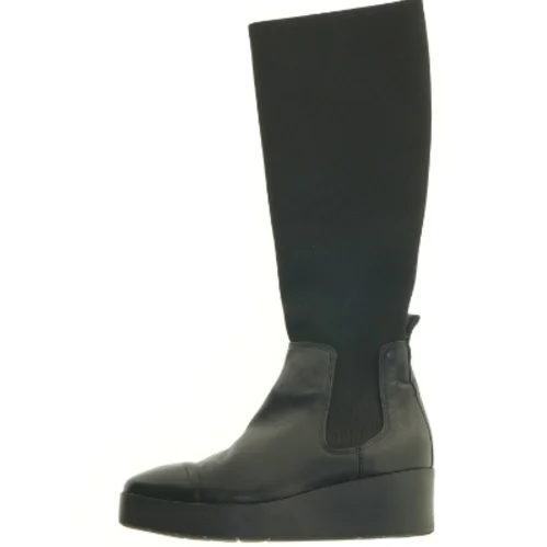 Sorte læderstøvler fra Unisa (str. 37)