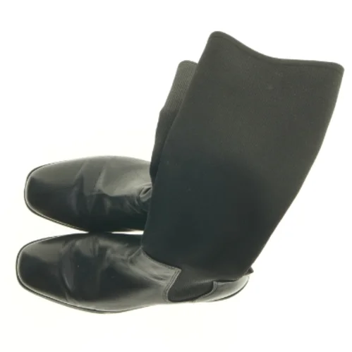 Sorte læderstøvler fra Unisa (str. 37)