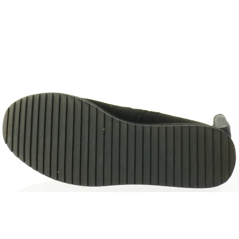 Sorte knæhøje støvler (str. 37)