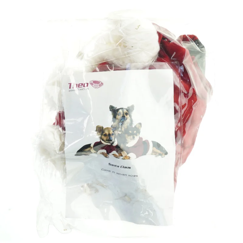 Julemandskostume til hund fra Theo (str. XXL, 40 cm)