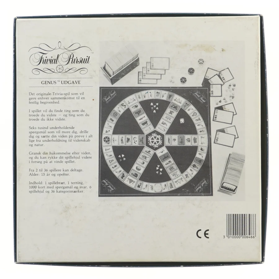 Trivial Pursuit Genus udgave (str. 27x27 cm)