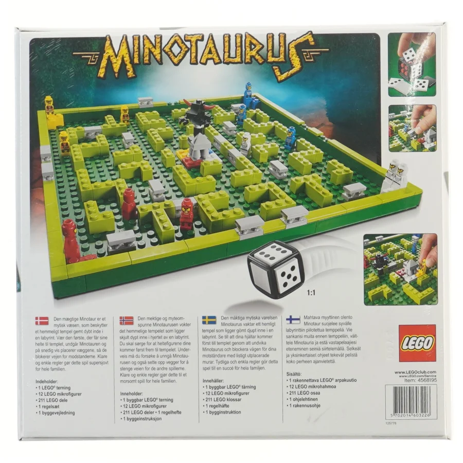 LEGO Minotaurus brætspil fra Lego (str. 28,5x27 cm)