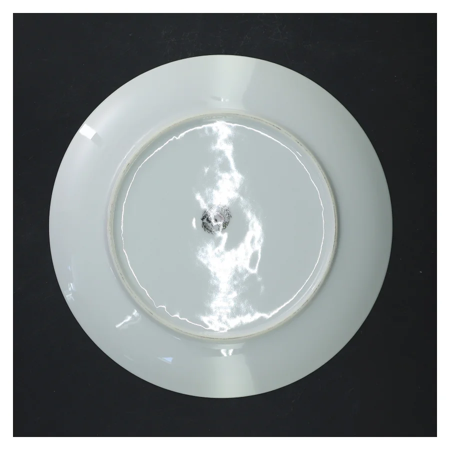 Fiskemønstrede tallerkener, 5 styk (str. 5 styk, ø 18,5 cm)