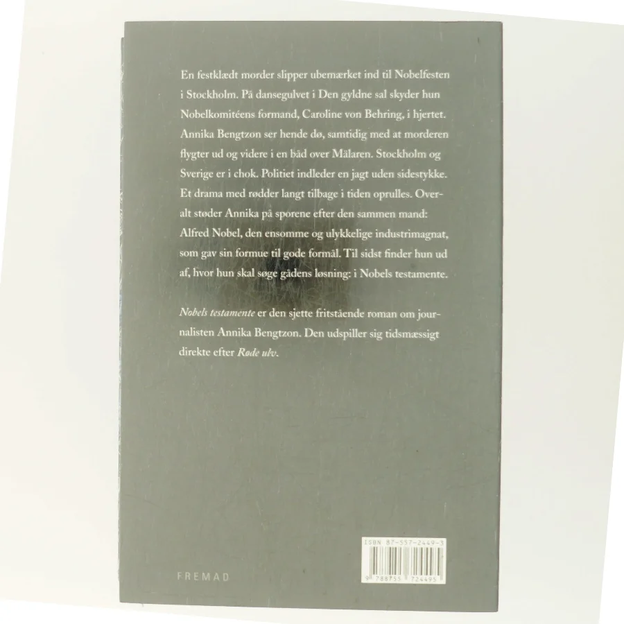 Nobels testamente af Liza Marklund (Bog)