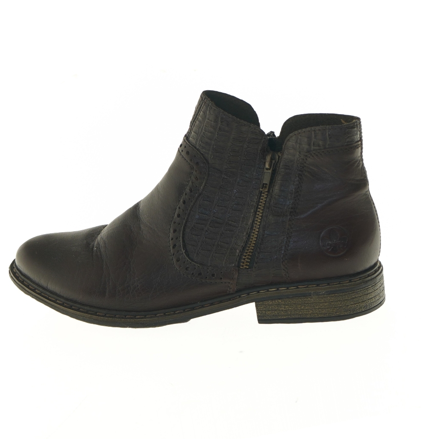 Dame Læderstøvler størrelse 43 fra Rieker (str. 43 )