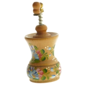 Håndmalet krydderikværn (str. 12 cm)