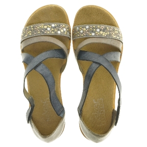 Helt nye Sandaler med stenpynt str. 41 fra Rieker (str. 41 )