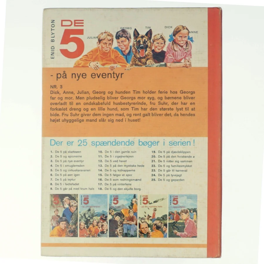 De 5 på nye eventyr af Enid Blyton