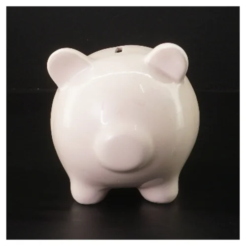 Sparegris i keramik (str. 15x12x11 cm)