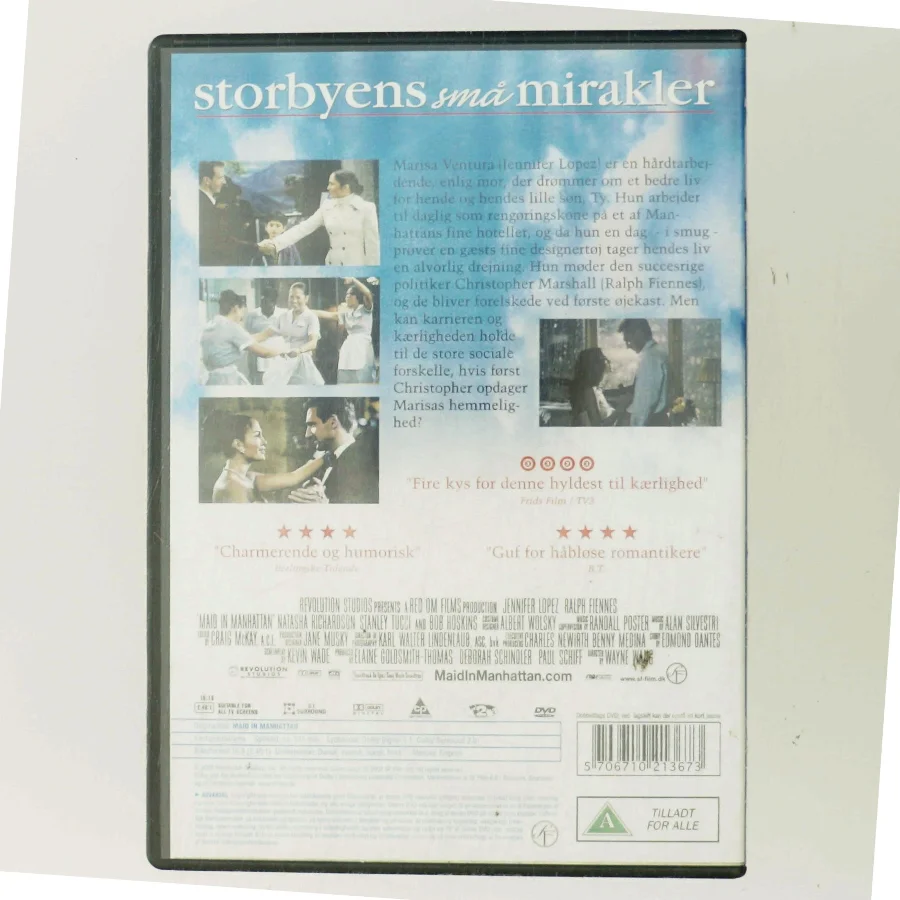 Storbyens små mirakler med Jennifer Lopez (DVD)