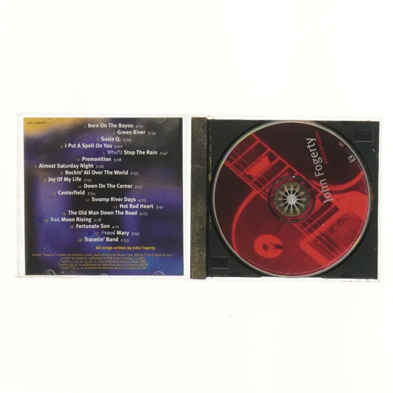 CD med John Fogerty's Premonition album (str. 12,5x14 cm)