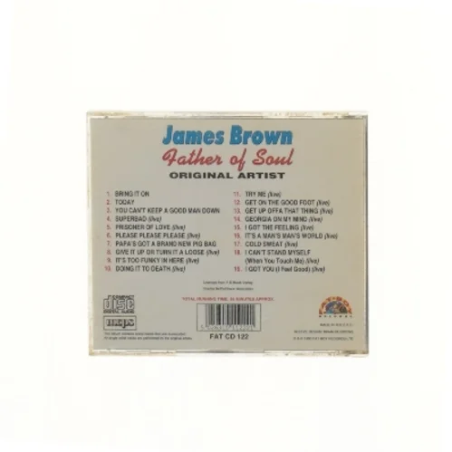 James Brown CD - Father of Soul (str. 12,5x14 cm)
