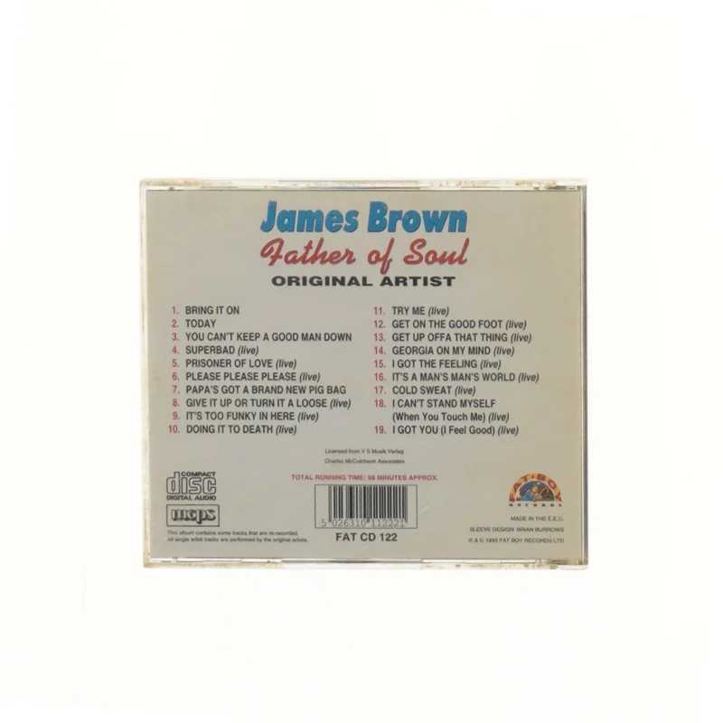 James Brown CD - Father of Soul (str. 12,5x14 cm)