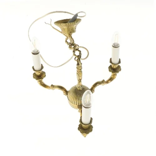 Lille antik lysekrone (str. 34 cm)