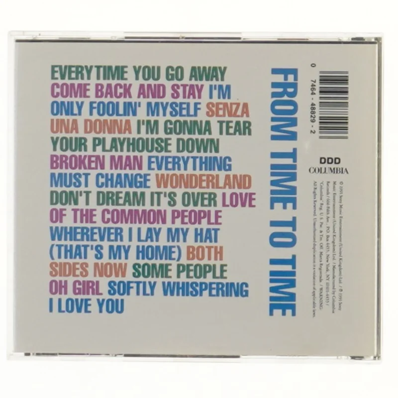 Paul Young CD: From Time to Time, The Singles Collection fra Columbia