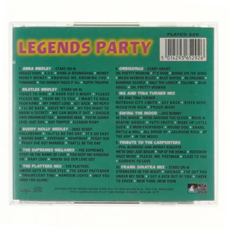 Party Party Legends CD
